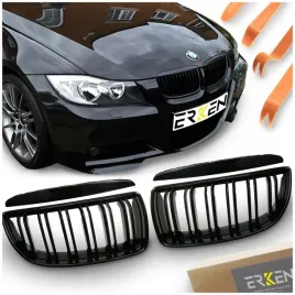 nerki-grill-czarny-polysk-bmw-e90-e91-04-07-sedan-kombi-seri-3