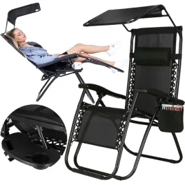 lezak-ogrodowy-plazowy-grawitacyjny-z-daszkiem-fotel-skladany-z-poduszka