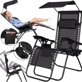 lezak-ogrodowy-plazowy-grawitacyjny-z-daszkiem-fotel-skladany-z-poduszka