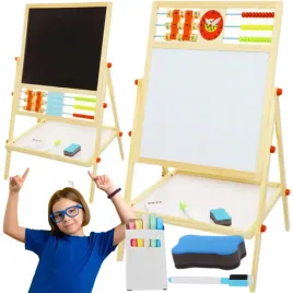 tablica-magnetyczna-kredowa-2w1-dwustronna-dla-dzieci-suchoscieralna-zestaw