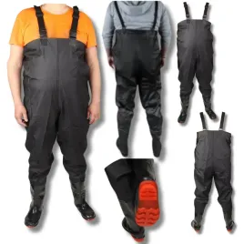 wodery-wedkarskie-spodnie-buty-46-rybackie-wysokie-spodniobuty-szelki-mocne