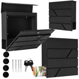 skrzynka-na-listy-gazety-pocztowa-czarna-duza-stal