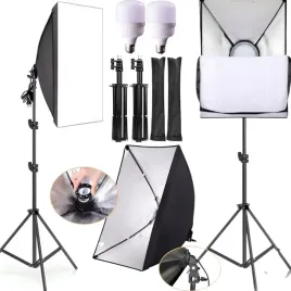 lampy-fotograficzne-x2-led-statyw-softbox-zarowki