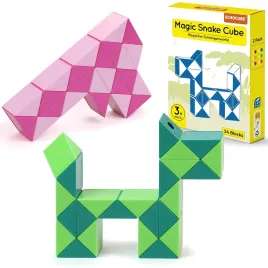 zestaw-2-magicznych-wezy-twist-puzzle-zielony-i-rozowy-dla-dzieci