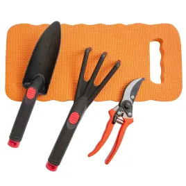 zestaw-malych-narzedzi-ogrodowych-4-elementy-lopatka-grabki-sekator-mata