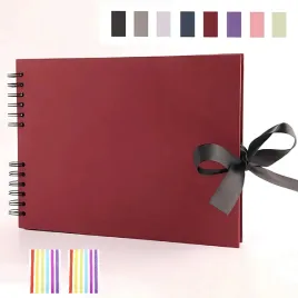 album-fotograficzny-scrapbooking-diy-40-stron-a5-czerwony