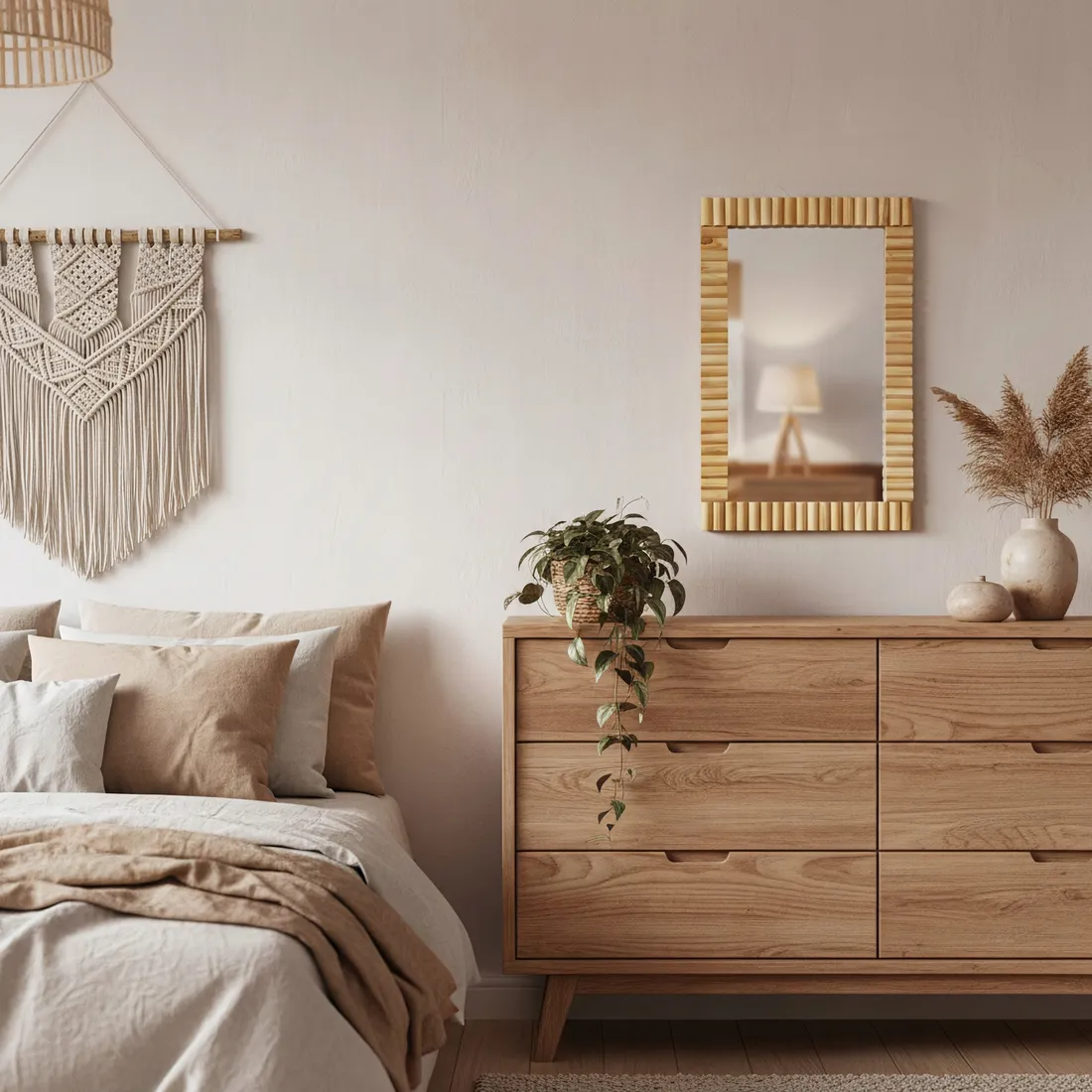 lustro-boho-bambus-scienne-prostokat-55cm-natural-stan-nowy