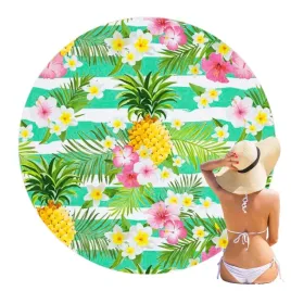 recznik-ananas-plazowy-duzy-okragly-recznik-na-plaze-szybkoschnacy-150-cm