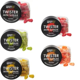 zestaw-przynet-feeder-bait-mini-slimak-twister-x5-sztuk