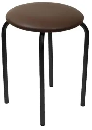 taboret-braz-chico-eco-skora-czarny