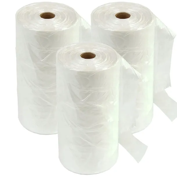 1500x REKLAMÓWKI JEDNORAZOWE ZRYWKI FOLIOWE NA ROLCE DO 5KG MOCNE GRUBE