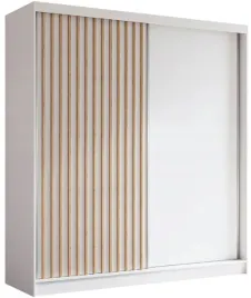 szafa-biala-garderoba-dwudrzwiowa-przesuwna-lamele-artisan-200x216x61-lamio