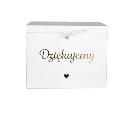pudelko-na-koperty-slubne-drewniane-biale-zloty-napis-dziekujemy