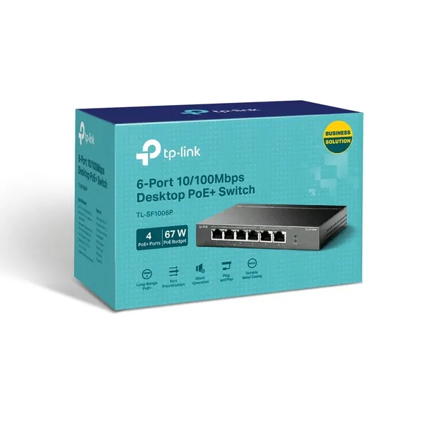 switch-tp-link-tl-sf1006p-stan-nowy-waga-z-opakowaniem-0-86-kg