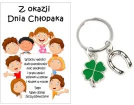 brelok-koniczyna-podkowa-dzien-chlopaka-pasowanie-prezent-dla-uczniow