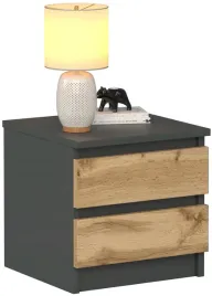 szafka-nocna-stolik-nocny-2-szuflady-antracyt-dab-wotan