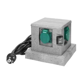 gniazdo-ogrodowe-slupek-4x2p-z-schuko-kabel-gumowy-h07rn-f-3x15mm-3m