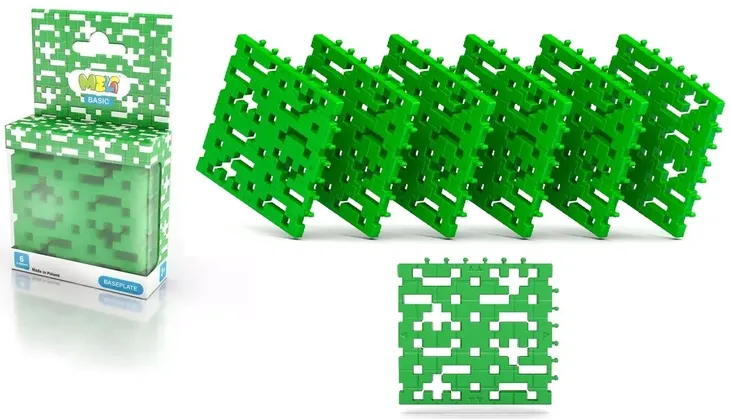 meli-basic-baseplate-green-6-sztuk