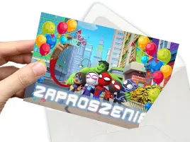 zaproszenie-spidey-i-super-kumple-na-urodziny-dziecka-koperta-gratis