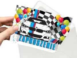 zaproszenie-bmw-m3-alpina-na-urodziny-dziecka-koperta-gratis