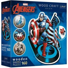puzzle-drewniane-avengers-160-elementow-kapitan-ameryka