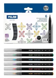flamastry-brush-metalic-pedzelkowe-6-kolorow-milan