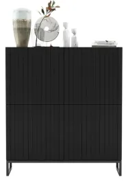 komoda-rtv-loft-industrialna-szafka-rtv-czarna-mat-112-cm-glamour-ryflowana