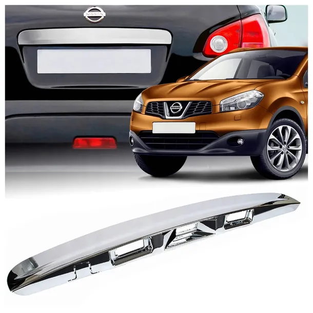 Blenda uchwyt listwa tylnej klapy do NISSAN QASHQAI J10 2007-2013 | chrom