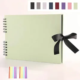 album-fotograficzny-scrapbooking-diy-40-stron-a5-zielony