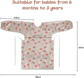 sliniak-fartuszek-do-jedzenia-sliniaczek-wodoodporny-z-rekawkami-vicloon