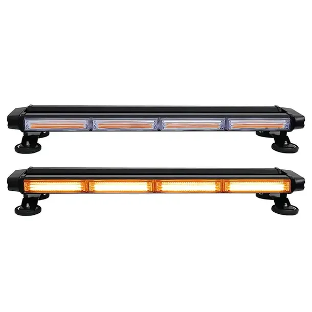 STROBOSKOP POMARAŃCZOWY BELKA KOGUT LED LAMPA OSTRZEGAWCZA LAWETA NA MAGNES