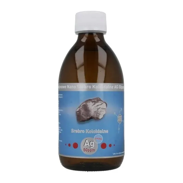Niejonowe NANO SREBRO KOLOIDALNE STRONG AG50ppm
