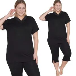 pizama-damska-morella-plus-size-spodnie-3-4-z-wiskozy-produkt-premium