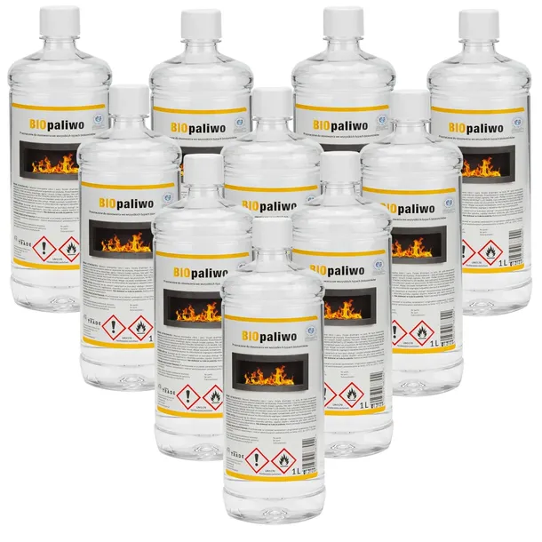 Paliwo Neutralne Biopaliwo 10 L bezzapachowe do biokominka bioetanol Atest