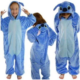 pizama-dziecieca-stitch-prezent-urodziny-kostium-kigurumi-stroj-bal-110-116