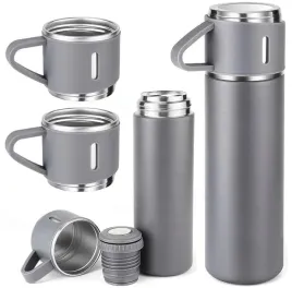termos-turystyczny-prozniowy-3-kubki-zestaw-szary-500ml