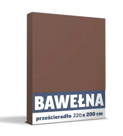 lux-przescieradlo-tradycyjne-200x220cm-bez-gumki-bawelna-100percent-brazowy