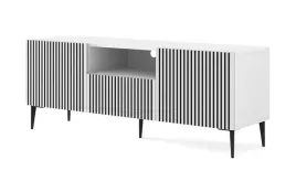 szafka-rtv-ravenna-f-150-cm-2d1s-bialy-czarny-na-szpilce