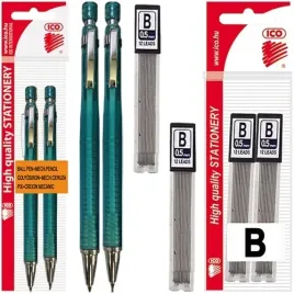 dlugopis-olowek-automatyczny-2w1-ico-golf-0-5mm-hb-turkusowy-24-grafity-b