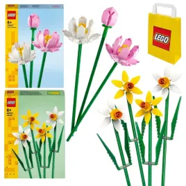 lego-40747-zonkile-kwiatki-botanical-collection-lego-40647-kwiaty-lotosu