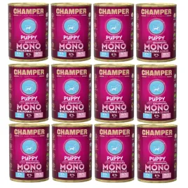 mokra-karma-dla-psa-champer-puppy-monobialkowa-losos-12x400-g