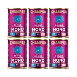 mokra-karma-dla-psa-champer-immuno-monobialkowa-losos-6x400g