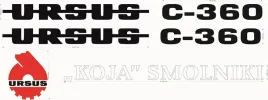 naklejki-koja-ursus-c-360-napis-na-ciagnik-odporne-ploterowe-bez-tla