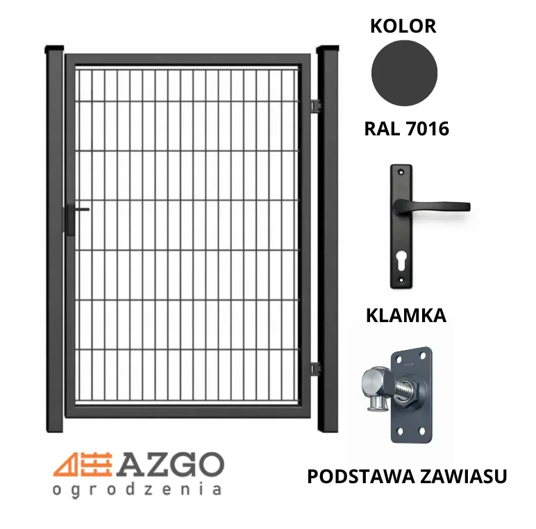 furtka-panelowa-3d-fi4-komplet-stan-nowy