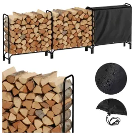 stojak-na-drewno-duzy-360cm-drewutnia-z-wodoodpornym-pokrowcem-na-drzewo