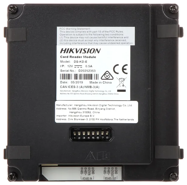 modul-czytnika-zblizeniowego-ds-kd-e-hikvision-rodzaj-domofonu-jednorodzinny-wielorodzinny