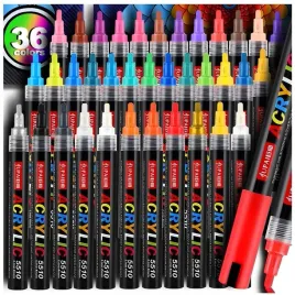 markery-akrylowe-zestaw-36-szt-pisaki-flamastry-wodoodporne-z-farba-mazaki