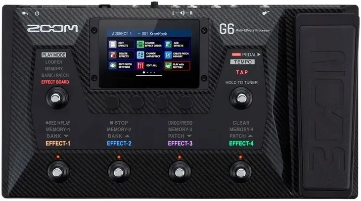zoom-g6-multiefekt-gitarowy-procesor-do-gitary-stan-nowy-waga-z-opakowaniem-2-kg