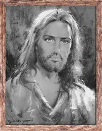 obraz-religijny-jezus-chrystus-rama-brazowa-z-przetarciami-50-cm-x-70-cm