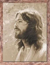 obraz-religijny-jezus-chrystus-rama-brazowa-z-przetarciami-50-cm-x-70-cm